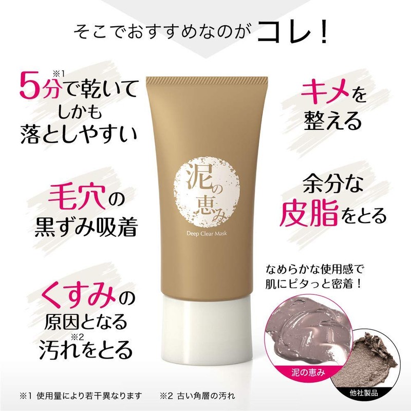 Deep Clear Mask, 2.8 oz (80 g), Easy! Tubular Mud