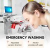 ARRISEA Eye Wash Station Faucet Mounted Emergency Sink Attachment Eye