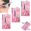 Tijeras Perfilador Cejas Pestañas Dbmb Con Peine Compacta Ergonomica Rosa