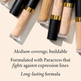 LAURA GELLER NEW YORK LAURA GELLER NEW YORK The Ideal Fix Concealer - Porcelain - Buildable Medium to Full Coverage Liquid Concealer - Covers Under Eye Dark Circles & Blemishes - Long-Lasting