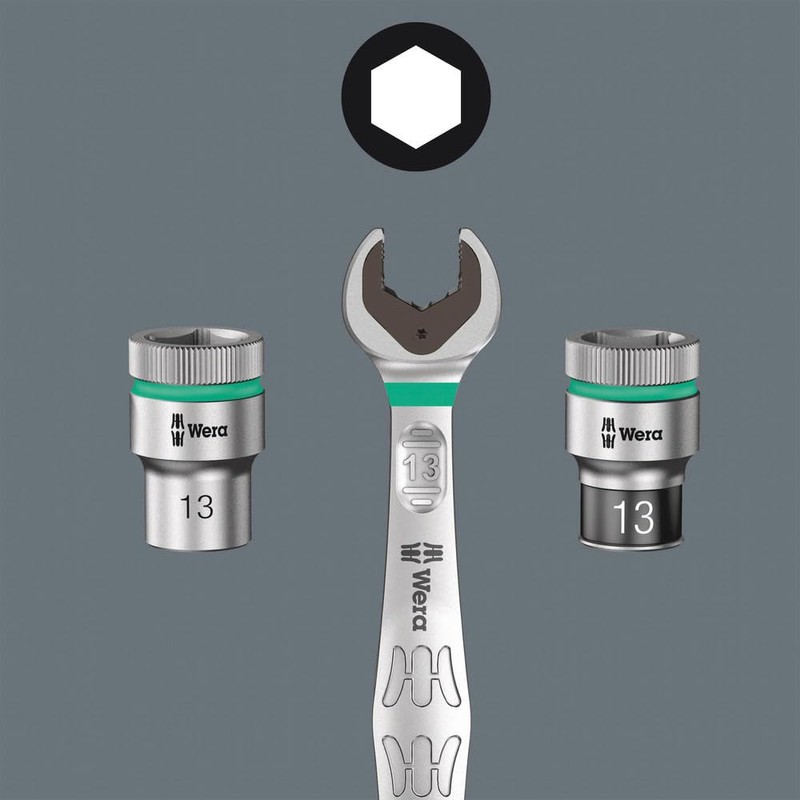 Wera 003611 Socket for Cyclop Ratchet 1/2 0.8 inches (20.0