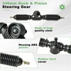 JNDO Go Kart Steering kit 380mm Steering Shaft+340mm Rack and