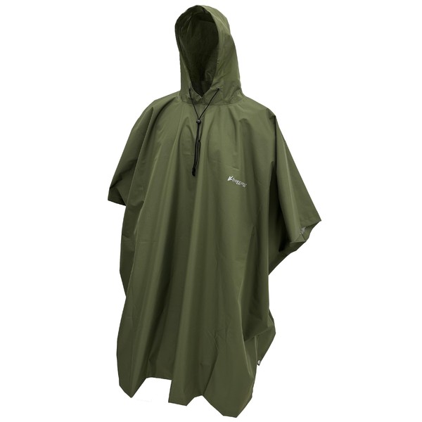 FROGG TOGGS Standard Waterproof Breathable Poncho Tarp, Army Green