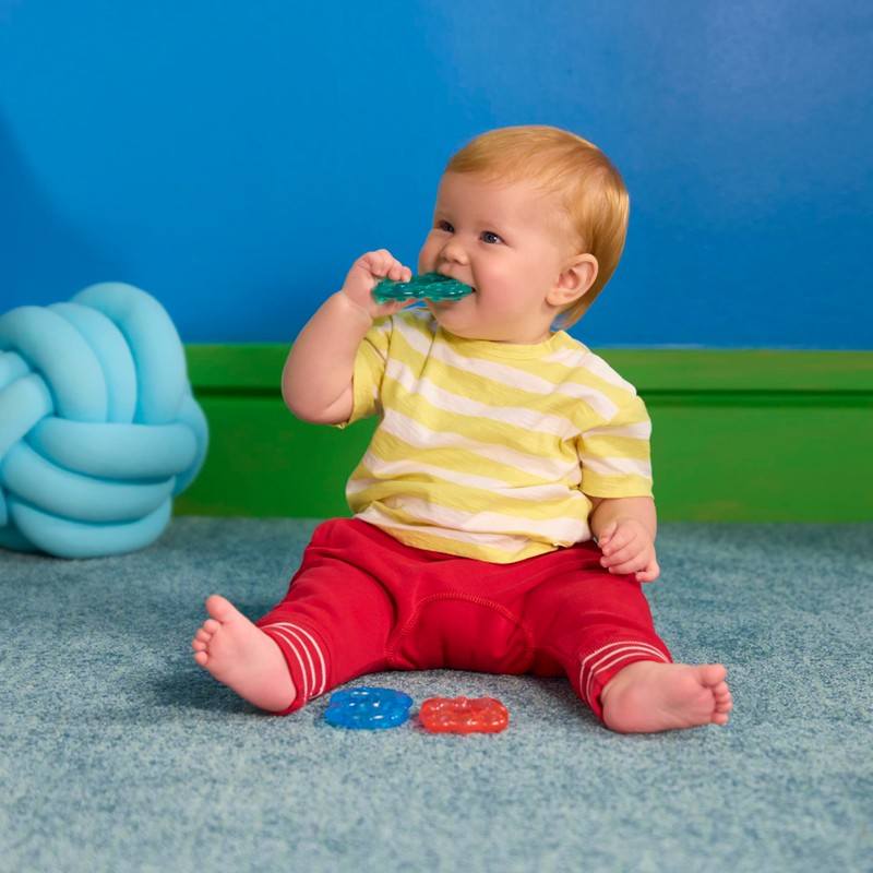 Bright Starts Stay Cool Teethers, Water-Filled & Chillable, BPA Free