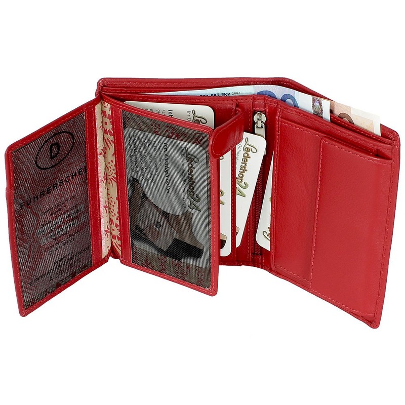 Branco Leather Women's Purse Black / Red / Taupe /