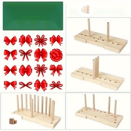 Bow Maker, Design Pro Bow Maker,Gift Bow Bowmaker Kit,Easy Bow Making Tool,Decor Bowmaking Large Bow Maker for Ribbon for DIY Decorations Corsages Craft Making