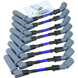DRAGON FIRE PERFORMANCE 8.5mm Blue Spark Plug Wire Set Compatible with 2005-2008 Avalanche Corvette Escalade CTS Silverado Tahoe Yukon H3 LS 4.8 5.3 6.0 6.2 Replaces 9748RR 19297032 OEM Fit PWJ121-BL