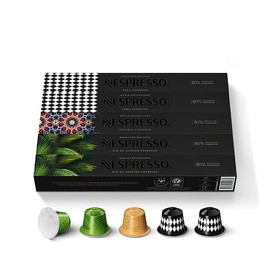 【Nespresso Official】Nespresso Original World Explorations Espresso Coffee Set 3 Varieties (50 Cups) Original (ORIGINAL) Exclusive Capsules RO-E05K53