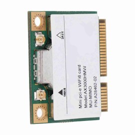 Mini Tarjeta PCIe WiFi AX3000HMW, Adaptador de Red Mini PCIe Inalámbrico de Doble Banda de 3000Mbps, Tarjeta Wifi6 Inalámbrica para 10 64 bits para Ordenadores Portátiles