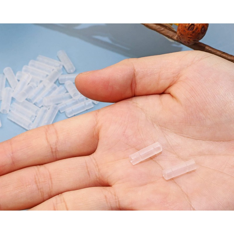 ONLYKXY 30pcs Plastic Male Protector Cap Port Cover Anti-Dust Plugs