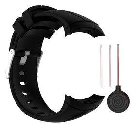 Band for Suunto Spartan Ultra, Replacement Soft Silicone WristBand Strap with Metal Buckle for Suunto Spartan Ultra Watch