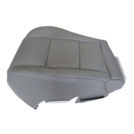 NLQR Front Driver Side Bottom Replacement Microfiber Leather Seat Cover Stone Gray Compatible with Toyota Land Cruiser 1998 1999 2000 2001 2002 2003 2004 2005 2006 2007