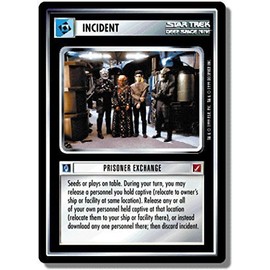 Decipher Star Trek CCG 1E BOG Blaze of Glory Prisoner Exchange GU32