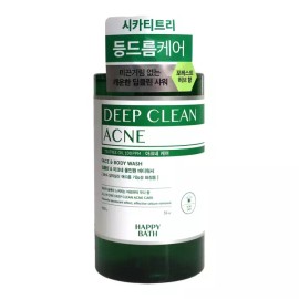 Happy Bath 해피바스 딥클린 티트리 아크네케어 바디워시 900g Happy Bath Deep Clean Tea Tree Acne Care Body Wash 900g