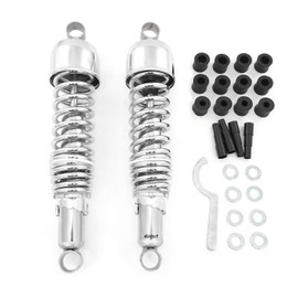Performance Shocks - Chrome - Eye/Eye - 335mm / 13 1/8" - Fits Kawasaki KZ550 KZ550 KZ750 KZ900 Z1/Z2 KZ1000 KZ1100