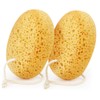 Flintronic Pack of 2 Bath Sponge, Large Natural Sponge for