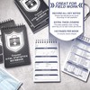Glenmal 6 Pack First Responders Vital Statistics Notebook Medical Notebook