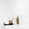 Backsplash Tile Peel and Stick, Self-Adhesive White Decorative Wall Tiles