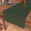 Luxury Green Table Runner 40 x 180 cm Soleil d'ocre