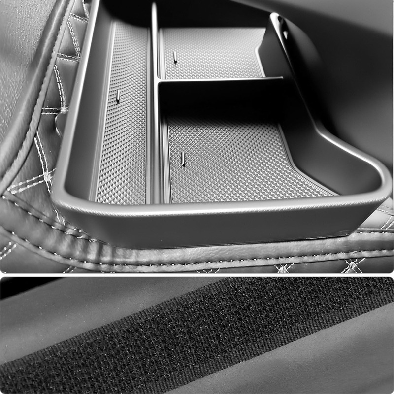 QWORK® Bottom Center Console Storage Box for ID4.X/Crozz 2021-2024 ABS
