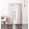 No. 918 Tayla Crushed Texture Semi-Sheer Rod Pocket Curtain Panel,