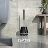 Cepillo para inodoro de silicona SAVEGA® L'original negro y gris