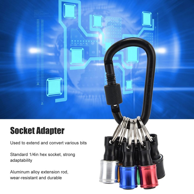 Drill Bit Holder, Extension Bar Drill Screw Bit Holder Key