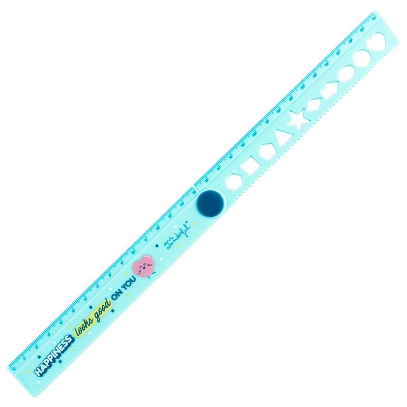 Mr.Wonderful Happiness Looks Good On You Folding Ruler