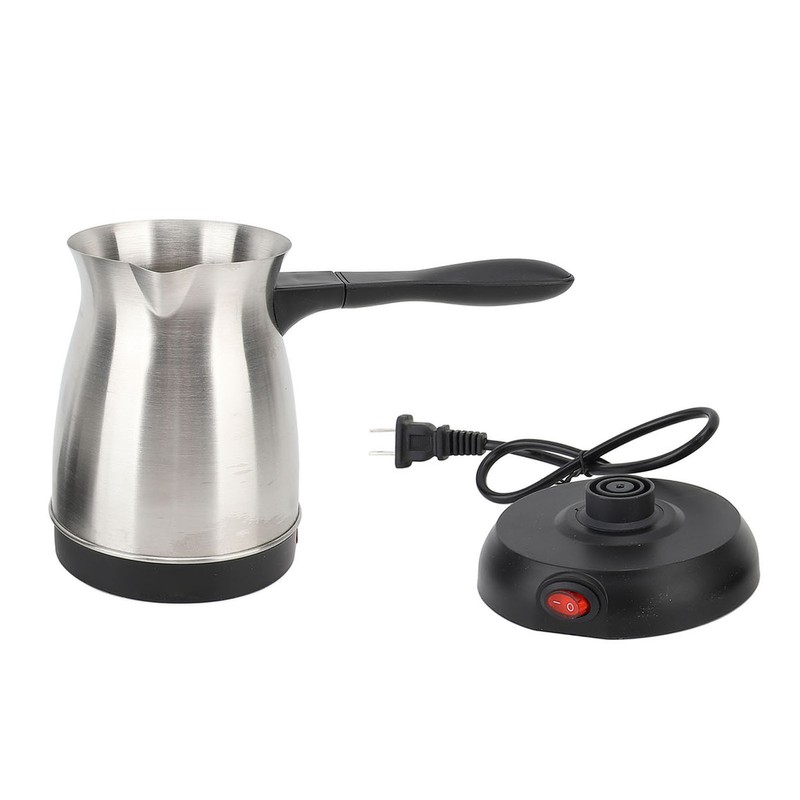 Electric Coffee Pot Ergonomic Handle 600ML Stainless Steel Turkish Coffee
