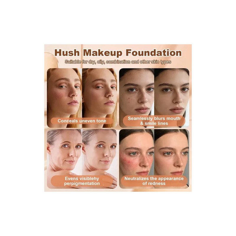 Natural Glow - Ideal Para Tez Ligera Y Media/media, Base