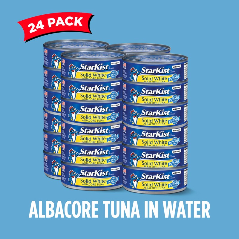StarKist Solid White Albacore Tuna in Water, 5 oz (24