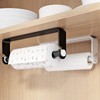 Aheucndg Under Cabinet Paper Towel Holder, Self Adhesive Wall Mount