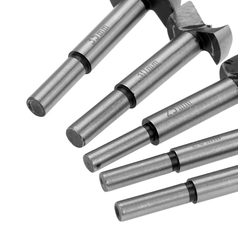 5pcs/Set Hand Tools Auger Drill Bit Woodworking Hole Saw Wooden