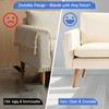 Aolamegs Clear Couch Stoppers to Prevent Sliding, 2-Pack 9" Universal