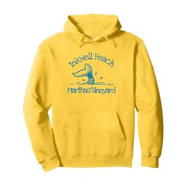 Inkwell Beach Martha's Vineyard Mermaid Fish Tail Pullover Hoodie