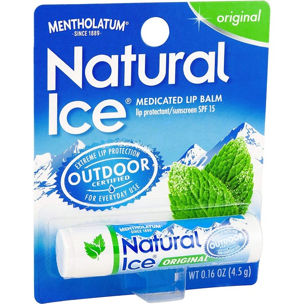 Natural Ice Medicated Lip Protectant/Sunscreen SPF 15, Original 48 ea