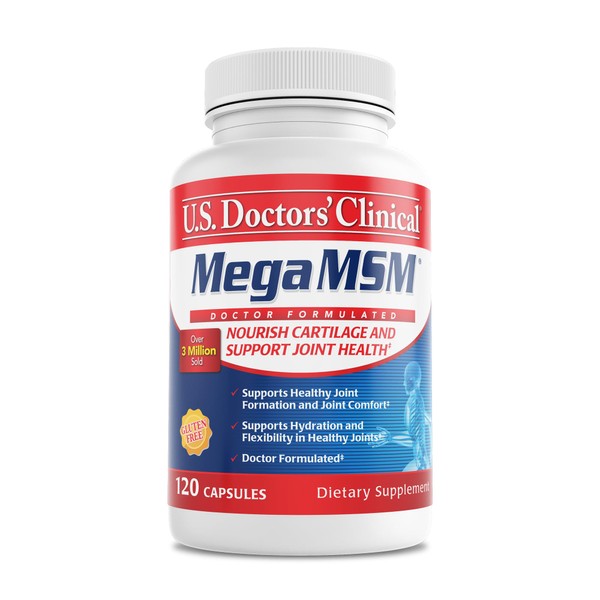 U.S. Doctors’ Clinical Mega MSM Supplement for Joints with MSM