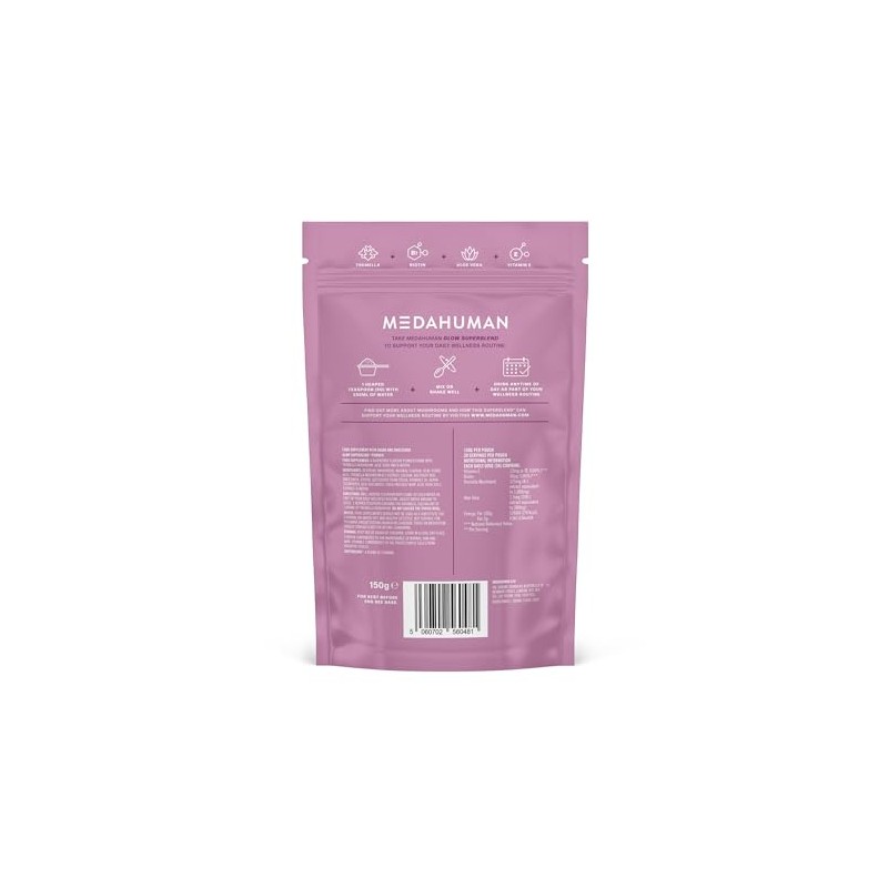 MEDAHUMAN MEDAHUMAN? Glow | Tremella Mushroom Powder (30 Servings) |