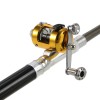 2 Sets Mini Fishing Rod Reel Combo Aluminum Alloy &