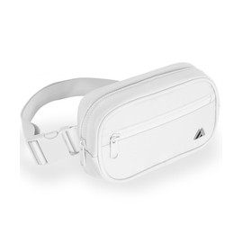 Everest 8" Premium Waist Pack - Standard, White All Ages, Unisex WP2000-WHT, Crossbody Fanny Pack Belt Bag