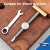 2Pcs Table Workbench Fast Fixed Clip Clamps for 19MM/20MM Hole,