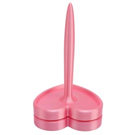 Heart Shape Yarn Holder Spinner Prevent Tangling Pink Yarn Stand