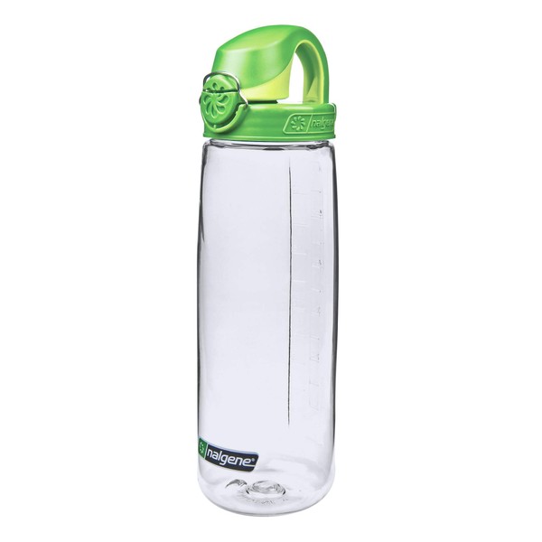 Nalgene Tritan On The Fly Water Bottle, Clear with Green,