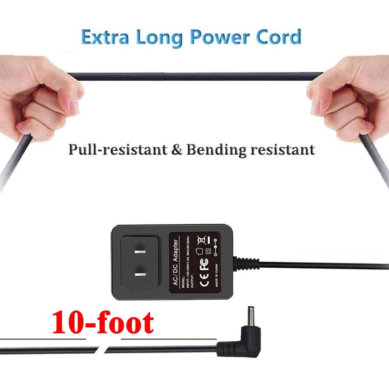 VHBW Replacement for Petsafe ScoopFree Litter Box Power Cord 10Ft
