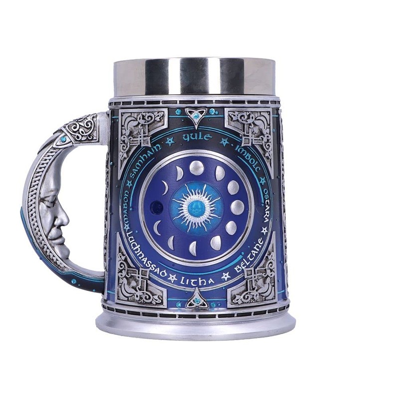 Nemesis Now Moon Guide Tankard 15.5cm, Silver