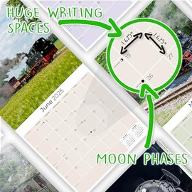 Steam Trains Premium Wall Calendar 2020