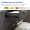 VADANIA 14" Soft Close Drawer Slide, #VK1245, 3-Fold Full Extension,