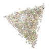 jojofuny 2880pcs Nail Art Rhinestones Flatback Glass Charms for DIY