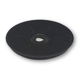 Replacement Carbon Filter for Siemens LZ27001 Activated Carbon Filter Suitable for Cooker Hoods LU11123 and Others Round Approx. 23 x 2 cm Central Screw Connection (1)