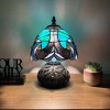 Enjoy Decor Lamps Tiffany Style Mini Table Lamp Green Brown